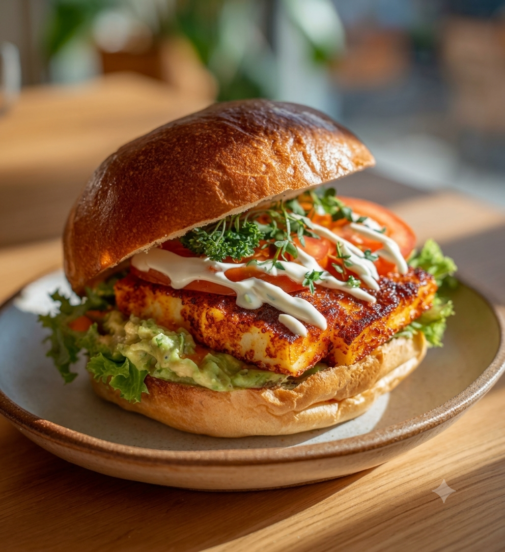 TANDOORI PANEER BURGER 