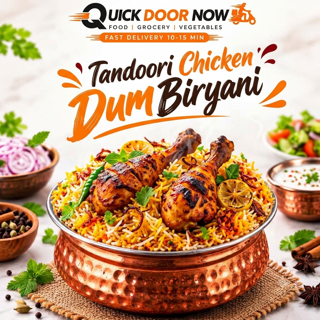 TANDOORI CHICKEN BIRYANI 